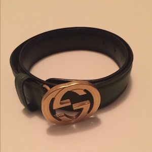 gucci belt rose gold